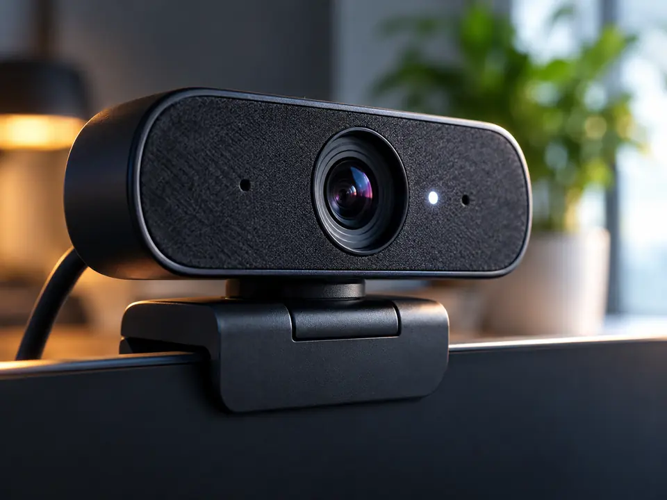 A camera ready to record a customer interview